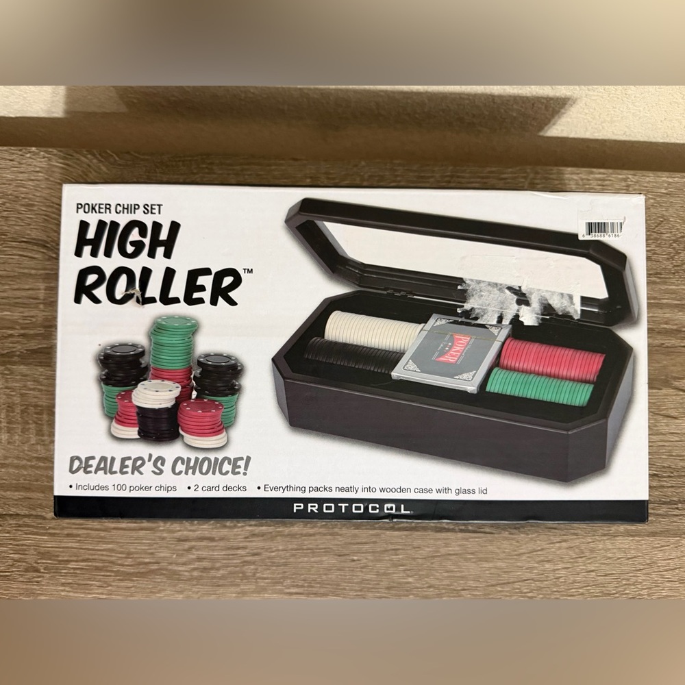 Poker Chip Set High Roller Dealerβs Choice